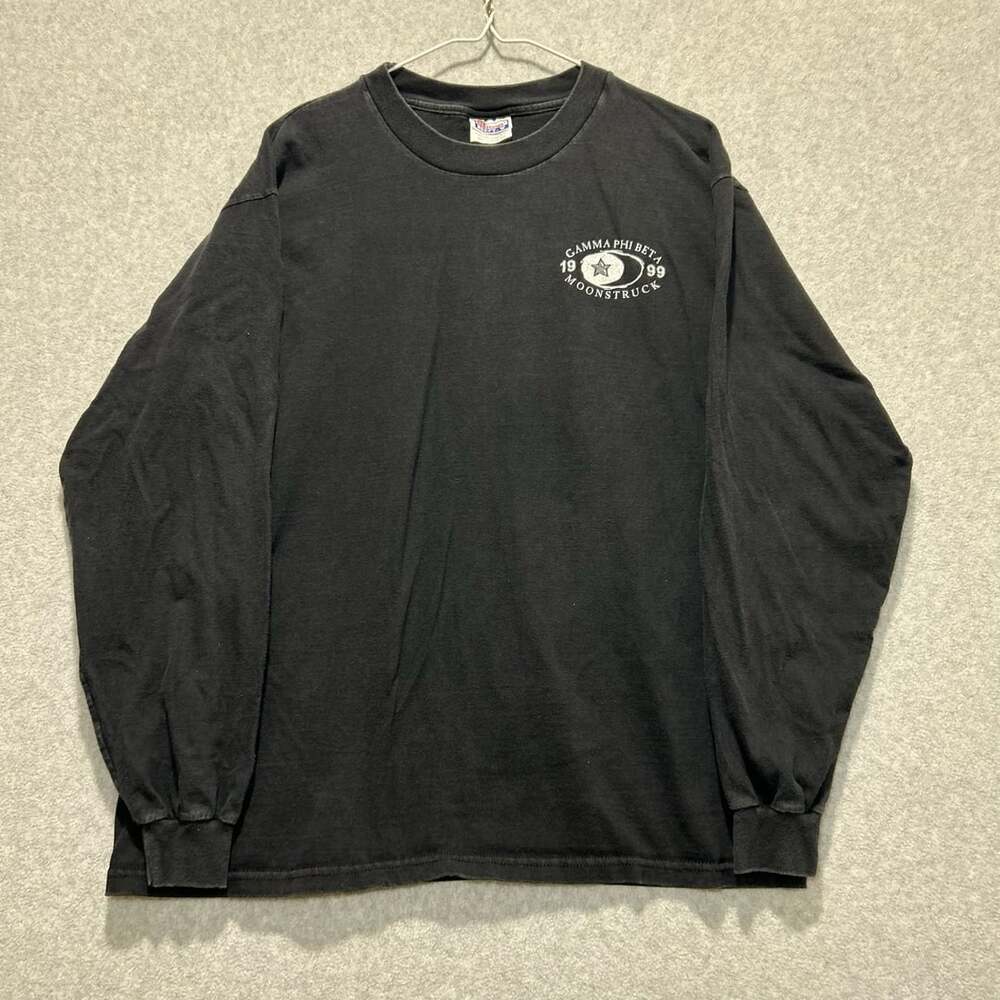 Vintage 1999 Gamma Phi Beta MoonStruck Univ of Oklahoma Long Sleeve Size L